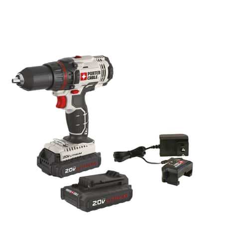 Black+Decker 20V MAX 3/8 in. Brushed Cordless Drill/Driver Kit (Battery &  Charger) - Ace Hardware