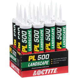 Loctite PL 500 Landscape Block Synthetic Rubber Construction Adhesive 10 oz