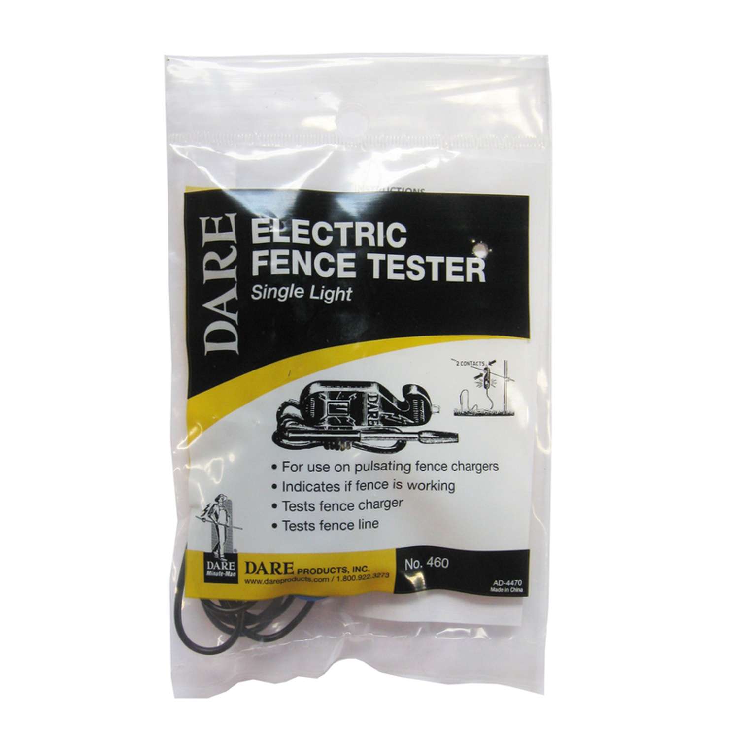 Dare Electric-Powered Electric Fence Tester Blue Dare Electric-Powered Electric Fence Tester Blue