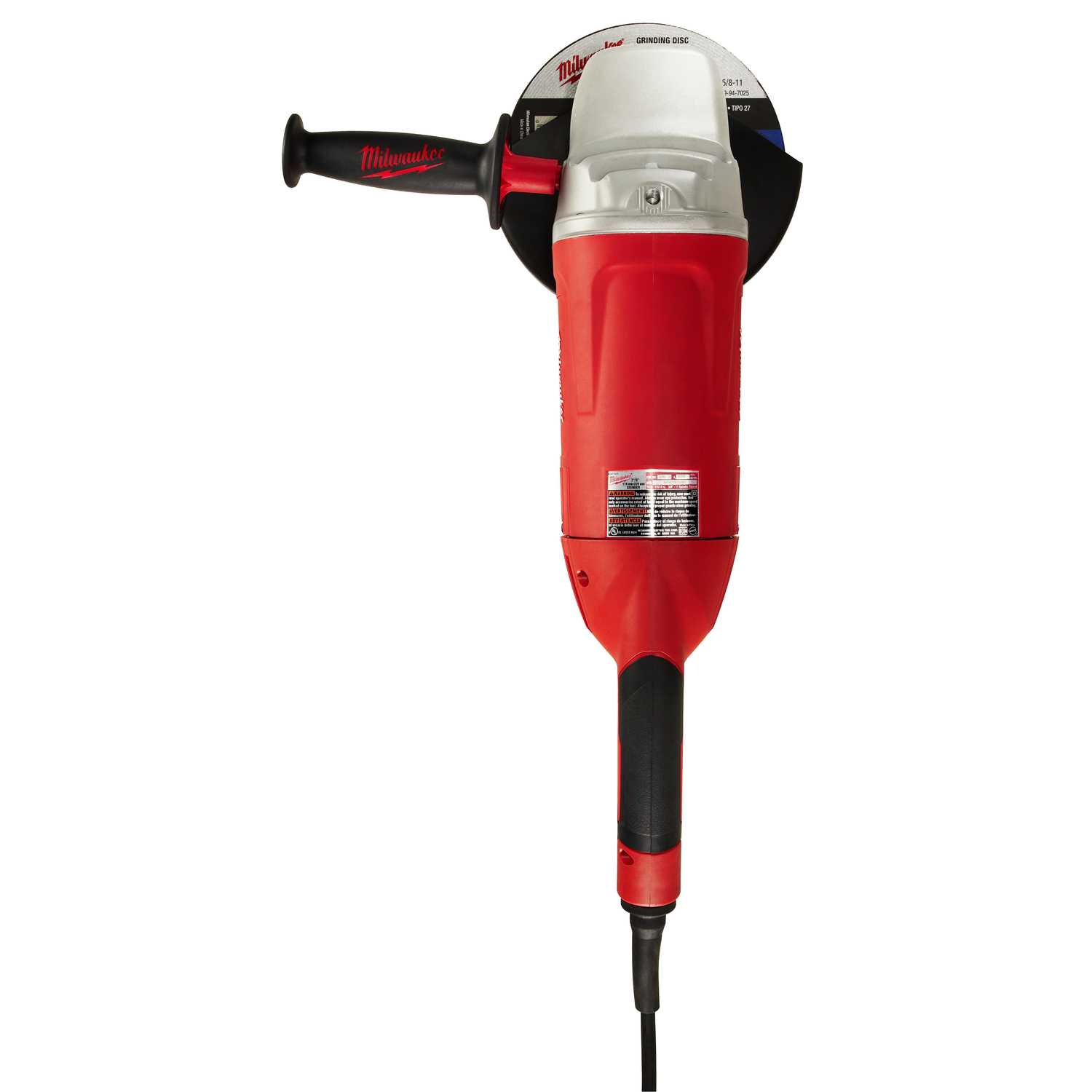 Milwaukee Corded 15 amps 7 to 9 in. Large Angle Grinder with LockOn