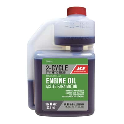 Ace 40 1 50 1 2 Cycle Engine Synthetic Motor Oil 16 Oz Ace Hardware