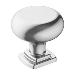 Amerock Surpass Transitional Round Cabinet Knob 1-1/4 in. D 1-3/16 in. Polished Chrome 1 pk