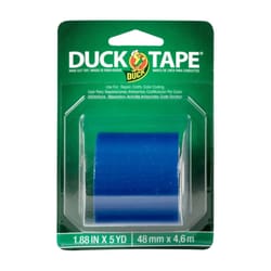 Duck 1.88 in. W X 5 yd L Blue Solid Duct Tape