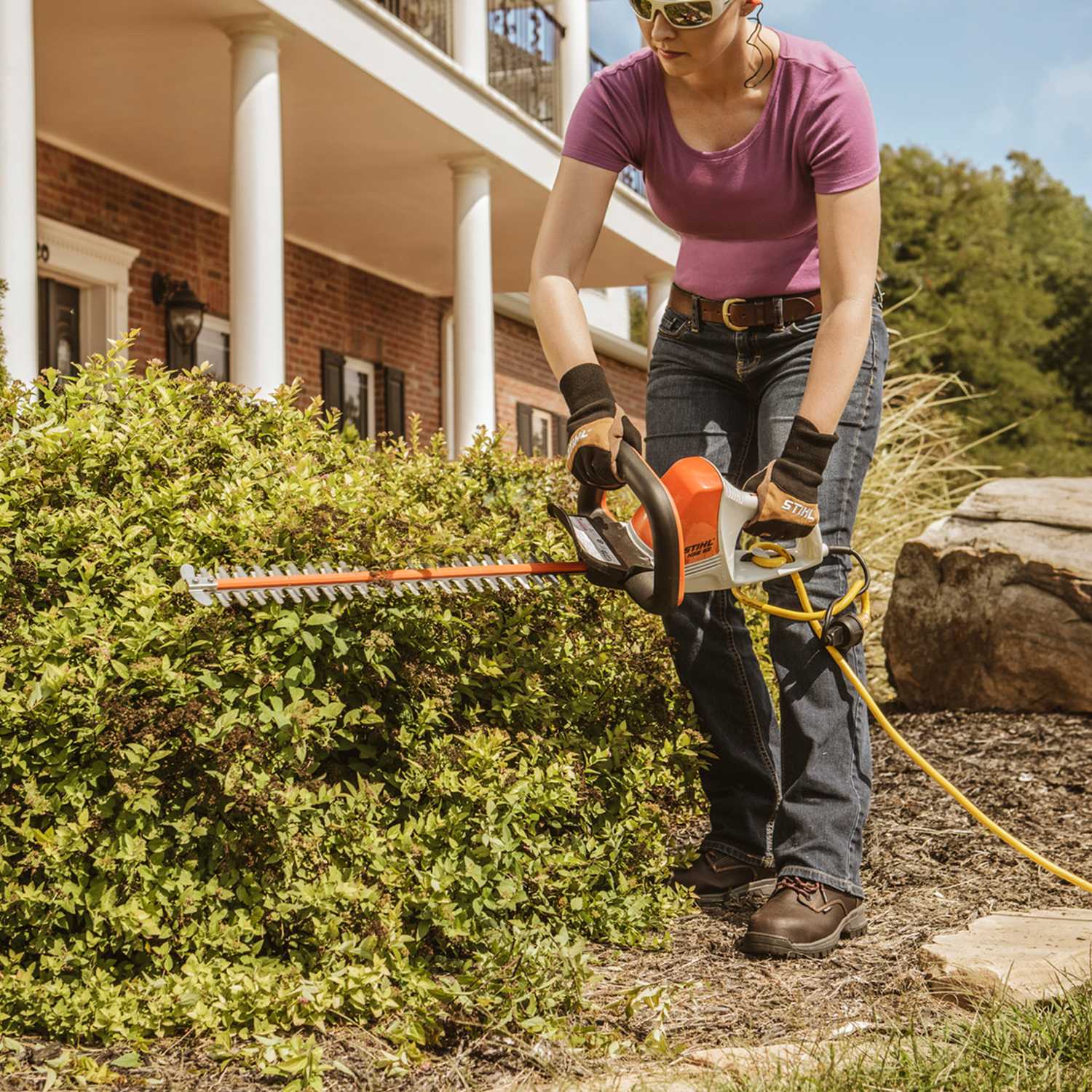 STIHL 20 in. 120 volt Electric Hedge Trimmer HSE 52 Ace Hardware