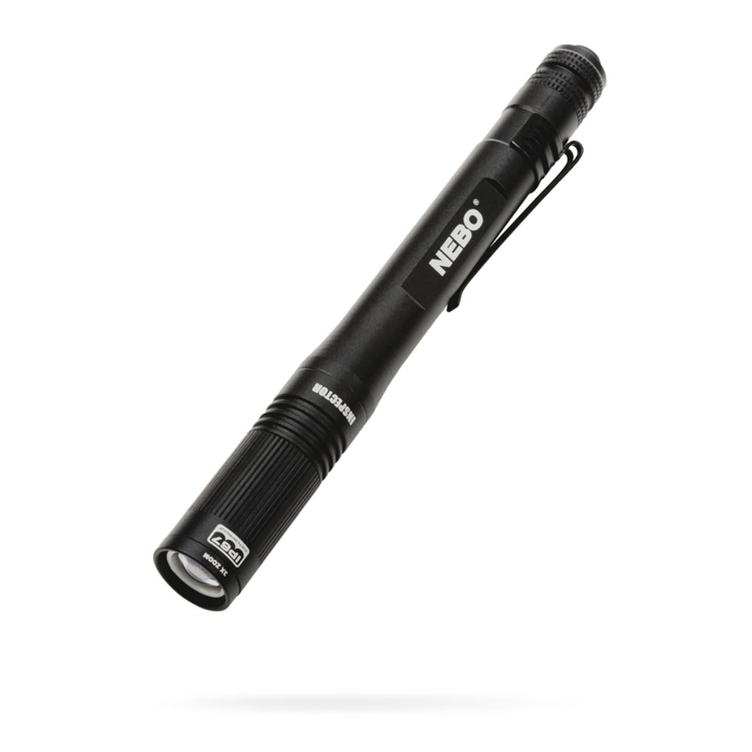 Photos - Torch NEBO Inspector 180 lm Black LED Pen Light AAA Battery NEB-POC-0004 