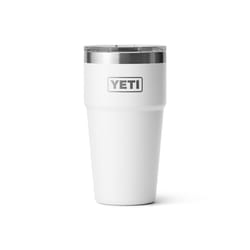 YETI Rambler 20 oz White BPA Free Stackable Tumbler with MagSlider Lid