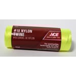 Ace 18 in. D X 525 ft. L Yellow Twisted Nylon Mason Line Ace 18 in. D X 525 ft. L Yellow Twisted Nylon Mason Line