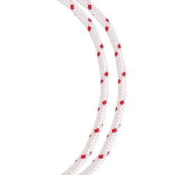 Koch Industries 3/16 in. D X 100 ft. L Red/White Diamond Braided Polyester Rope