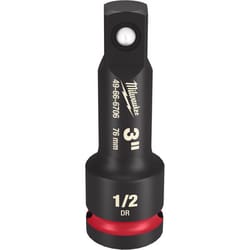 Milwaukee SHOCKWAVE 3 in. X 1/2 in. drive SAE Impact Extension 1 pc