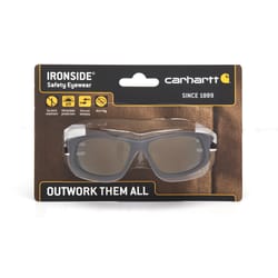 Carhartt Ironside Anti-Fog Safety Glasses Antique Mirror Lens Black Frame 1 pc