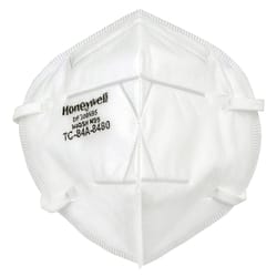 Honeywell North N95 General Purpose Flat Fold Disposable Respirator DF300 White One Size Fits All 5