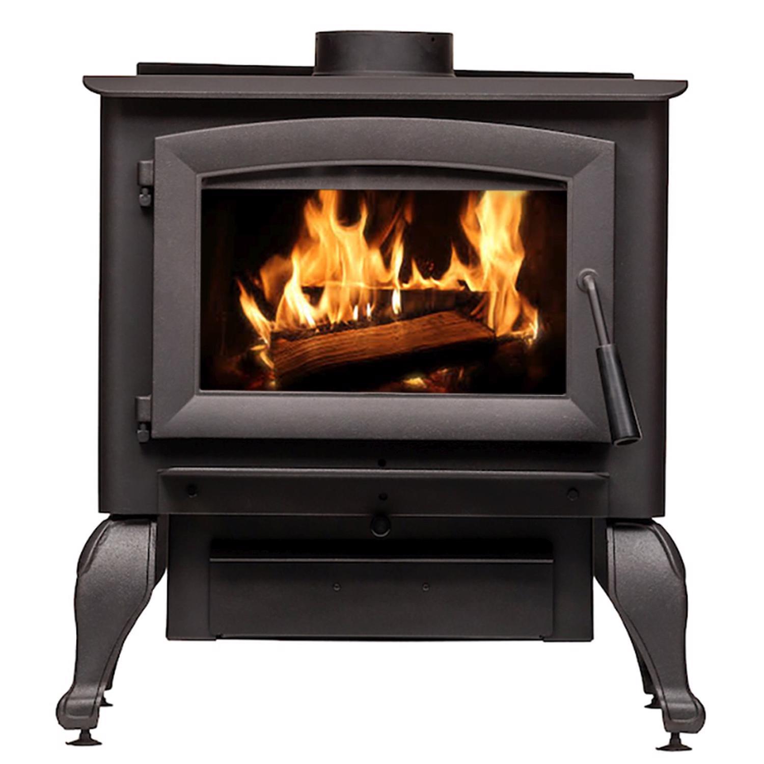 US Stove EPA Certified 2500 sq ft Classic Wood Burning Stove -  US2500E-BL