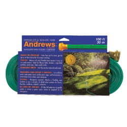 Andrews 1 in. D X 100 ft. L Sprinkler/Soaker Hose Green