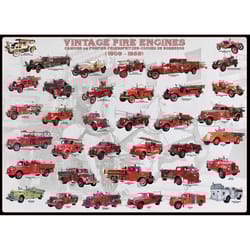Eurographics Vintage Fire Engines Jigsaw Puzzles Multicolored 1000 pc