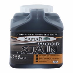Saman Semi-Transparent Dark Oak Water-Based Wood Stain 32 oz