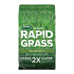 Scotts Turf Builder Rapid Grass Tall Fescue Grass Sun or Shade Grass Seed and Fertilizer 5.6 lb
