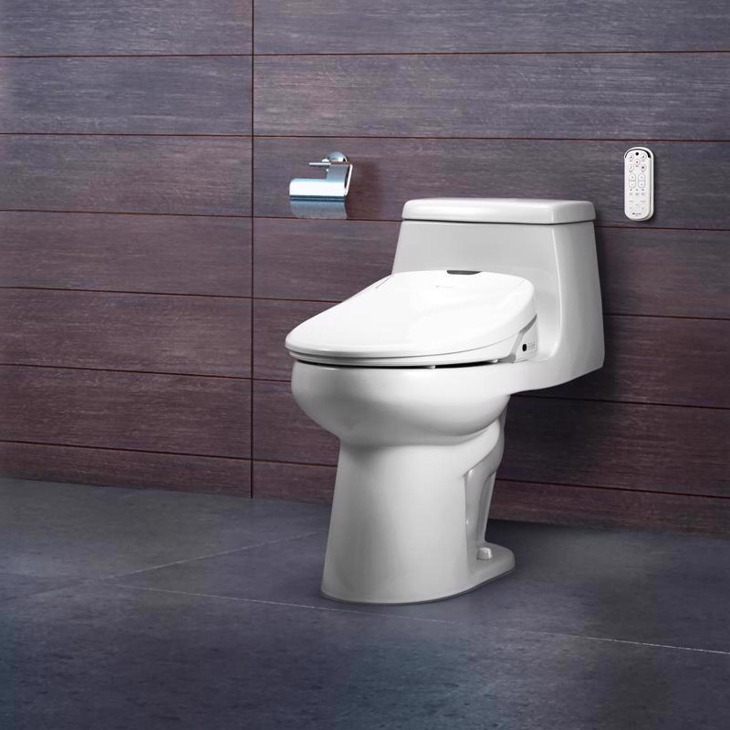 Brondell Swash N/A gal White Elongated Electronic Bidet Toilet Seat