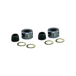 Ace 7/16 in. Compression x 1/2 in. Dia. Compression Brass Compression Nut Kit