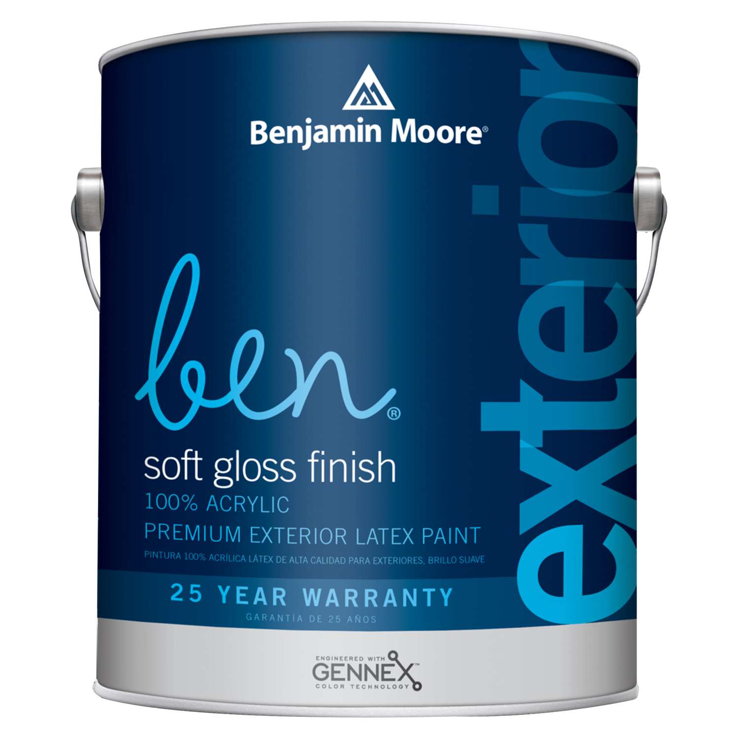 Benjamin Moore Ben Soft Gloss Tintable Base Base 1 Paint Exterior 1 gal