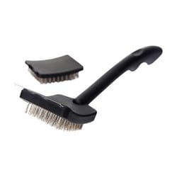 World Grill Safe Scrub 2 in 1 Grill Brush with Scraper