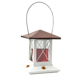 Woodlink Modern Farmhouse Hummingbird 26 oz Metal Lantern Nectar Feeder