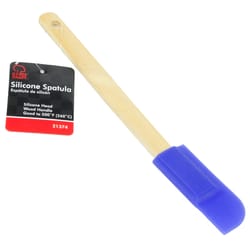 Chef Craft Red/Brown Silicone/Wood Spatula