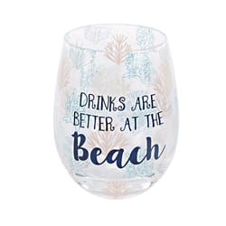 Pavilion We People 18 oz Clear Glass Stemless Wine Glass