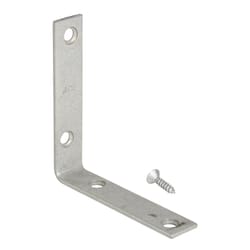 Ace 3-1/2 in. H X 4.75 in. W X 3-1/2 in. D Steel Inside L Corner Brace