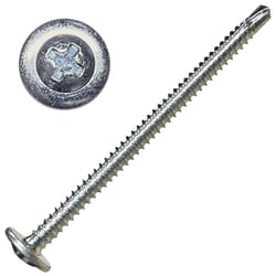 Screw Products No. 8 X 2-1/2 in. L Phillips Truss Head Sheet Metal Screws 1 lb 88 pk