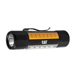 Cat 200/275 lm Black/Yellow LED Work Light Flashlight AAA Battery