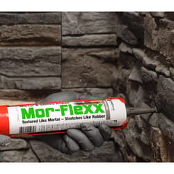Sashco Mor-Flexx Charcoal Elastomeric Acrylic Latex Mortar and Stucco Repair Caulk 10.5 oz