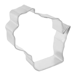 R&M International Corp 4 in. W X 4 in. L Wisconsin State Cookie Cutter Silver 1 pc