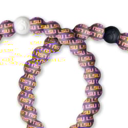 Lokai Unisex LSU Round Purple Bracelet Silicone Water Resistant Size 7.5