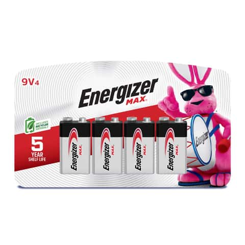 Energizer 9V Batteries, 2 Count MAX Premium Alkaline 9 Volt