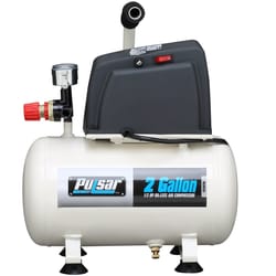 Pulsar 2 gal Horizontal Portable Air Compressor Kit 100 psi 0.33 HP