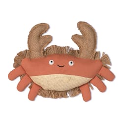 Pet Shop by Fringe Studio Brown/Orange Cotton/Hemp Crab Cat Toy 1 pk
