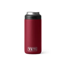 YETI Rambler 12 oz Colster Harvest Red BPA Free Slim Can Insulator