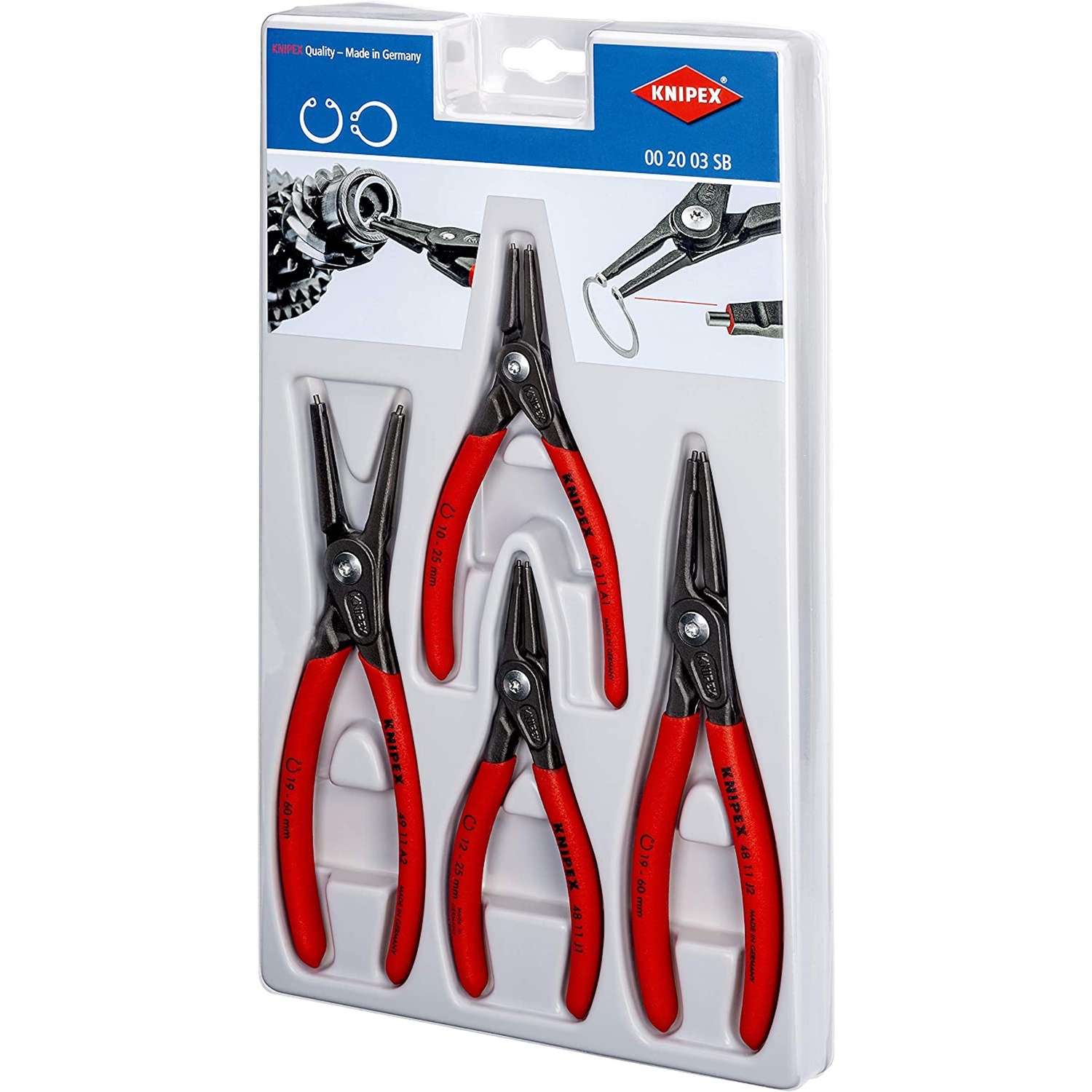 KNIPEX 11.1-in Automotive Needle Nose Pliers in the Pliers department at