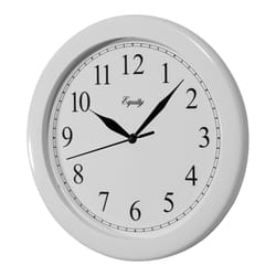 La Crosse Technology 10 in. L X 10 in. W Indoor Classic Analog Wall Clock Plastic White