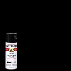 Rust-Oleum Stops Rust Gloss Black Spray Paint 12 oz