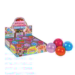 Playmaker Toys Glitter Gumballs Squish Balls Assorted 12 pc
