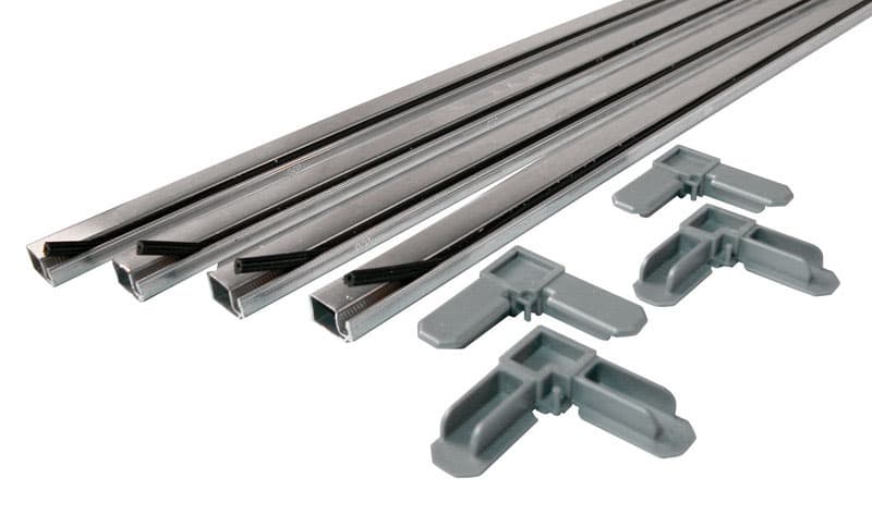 Prime-Line Mill Aluminum 5/16 in. W X 3/4 in. L Screen Frame Kit 1 pk Prime-Line Mill Aluminum 5/16 in. W X 3/4 in. L Screen Frame Kit 1 pk