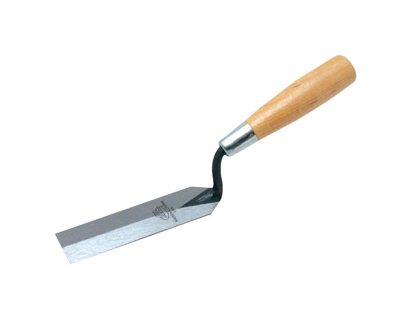 Concrete Curb Trowel With Wave Pattern - Landscape Edging Tool With Putty Knife