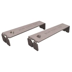 Bon 4-1/2 in. L X 3/4 in. W Gray Line Clip 2 pk