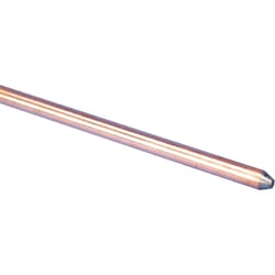 Erico 5/8 in. Copper-Bonded Steel Ground Rod 1 pk