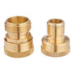 Ace 3/4 in. Brass Threaded Male/Female Quick Connector Faucet Set