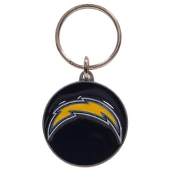 HILLMAN NFL Tempered Steel Multicolored Split Ring Keychain