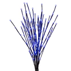 Celebrations Platinum LED Blue Light Burst 32 in. Yard Decor