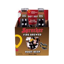 Sprecher Fire-brewed Root Beer Soda 16 fl. oz. 4 pk