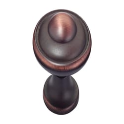Richelieu Traditional Round Cabinet Knob 1-3/16 in. D 1-3/32 in. Brushed Oil Rubbed Bronze 10 pk